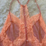 Victoria's Secret Peach Top, racer back lace, Photo 6