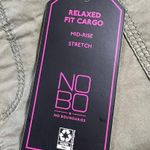 No Boundaries  Womens Relaxed Fit Cargo Pants Mid Rise Stretch Green XL 15 17 Photo 9