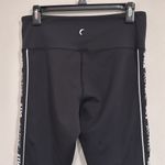 Zyia Active Black Light n Tight Leggings with side logo stripe detail Size 12 Photo 4