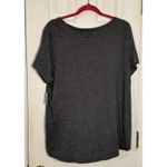 Old Navy 🩵🩵 Women's Dark Gray Crew Neck Short Sleeved Shirt NWT, XL🩵🩵 Photo 2