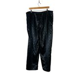 Thalia Sodi Satin Pajama Pants Set Womens XXL Black Gold Lace Trim Luxe Lounge Photo 7