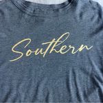 Thread & Supply That Cozy Life “Southern” Charcoal Gray Long Sleeve Swea… Size XS Photo 4