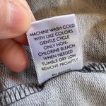 A&I Womens Sweatshirt Tunic Lace Up V Neck Tie Dye Pullover Gray Medium Photo 8