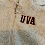 PINK - Victoria's Secret VICTORIA'S SECRET PINK Sherpa Hoodie Full Zip Sz XS UVA University Of Virginia Photo 2