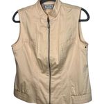 PARIZIA Zip Up Vest Vanilla Color Size 10 Photo 0