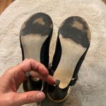 Marc Fisher Marc Fischer Aprille Black Leather Ankle Heeled Boots Size 8.5 Womens Gold Buckl Photo 6