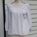 Old Navy  Stitched Pineapple Off the Shoulder Shirt Photo 1