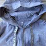 DKNY  Sport Two Tone Logo Zip Front Hoodie Grey Medium NWT IN PACKAGE Photo 4