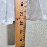 LIONESS  White Swiss Dot Tiered Mini Dress Womens S Boho Fairy Cottage Core Bride Photo 2