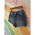 BLANK NYC The Barrow Denim Star Embroidered Cut Off Shorts - Sz 27 Photo 3