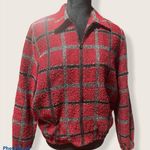 Adorable Plaid Christmas jacket/blazer petite 6 Red Size 6P Photo 2