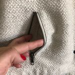 Cupcakes and Cashmere  Oatmeal Tweed Fringe Jacket. Size Small Photo 5