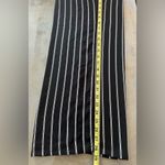 Free Generation Sophisticated Black and White Pinstripe Strapless Jumpsuit (769) Size M Photo 10