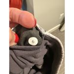 Lululemon Cropped Gray Leggings Slit Flair Size 6‎ Photo 5