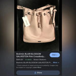 Brahmin BLAIR BLOSSOM GALVESTON Pink Sold Out NWOT pale pink leather Photo 4