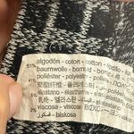 ZARA  Trafaluc Women Sz L Pants Black Knit Plaid Pull On Buckle Modern Wide Leg Photo 6