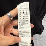 Joseph Ribkoff  Dress Style 222110 Size 16 Black Mesh Cowl Neck Sheath Shirt Photo 4