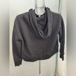 Calvin Klein  Black‎ cropped hoodie size large Photo 4