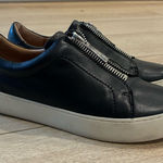 Frye  Women’s Lena Black Leather Zip Up Slip On Sneaker Size 8.5 Photo 0