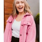 Free People We the Free Ruby Jacket in Pink Envy Size Small Photo 12