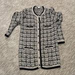 autumn cashmere  Black and White Tweed Jacket Photo 0