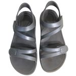 Aetrex Women's Jillian Sport Sandals Grey Sz 7 Adjustable Strap Arch Support Photo 1