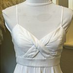 Lovers + Friends  Catalina Pleaded White MIDI Dress Size Small Photo 2