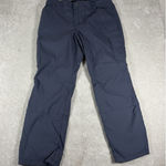 Duluth Dry on the Fly Bootcut Cargo Pants Womens Size 18x31 Blue Nylon Spandex Photo 0