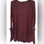 We The Free Free People Waffle Knit Laguna Oversized Thermal Top small NWT Photo 3