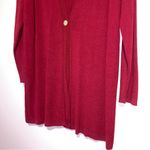 Chico's  Longline Cardigan Sweater Women XL V Neck Knit Office Minimalist Academia Photo 2