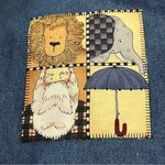 Vtg 90s The Briar Patch Noah’s Ark Denim Jumper Dress Blue L Size L Photo 5