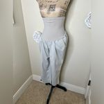 Motherhood Maternity NTM: Oh Baby by Motherhood Light Tan/Khaki Capris with Over the Belly Band Sz L Photo 4