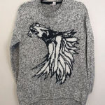 Forever 21 Eagle graphic Black sweater size M Photo 0