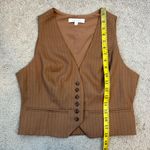 Favorite Daughter Vest Camel Pinstripe M Brown Size M Photo 8
