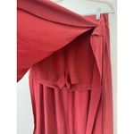 Halara NWT Breezeful High Waisted Tie Front Flowy 2 In 1 Maxi Skirt Size Medium Photo 6