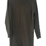 Mystree  Women's‎ Size Medium Grey Green Hooded Sweater Dress Photo 0