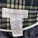 Worthington plaid trench clueless style jacket size 4 Photo 5