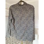 J.Crew  Leopard Print Blouse Button Up Shirt Long Sleeve Animal Preppy Business Photo 2