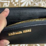 Michael Kors Micheal Kors Black Quarterzip Wallet NWOT Photo 5