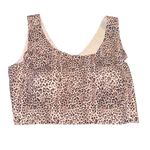 Brand New Bali Women's Size XL Animal Print Comfort Full Coverage Bra Black Photo 2