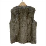 Glamsia NWT Faux Fur Vest in Tan/Brown Size XL Photo 2