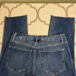 EXPRESS 90’s slim high rise FlexX stretch raw hem jeans, large short: 12/14/16 Photo 2