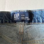 Gap denim button fly high rise cheeky shorts size 0/25 Denim Photo 11