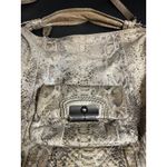 Coach  Kristen Brown Tan Embossed Python‎ Leather Purse Hobo E1026 15361 Photo 1