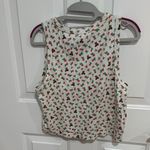 Teddy Fresh Floral and Teddy Bear Print Sleeveless Top Photo 4