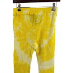 La Detresse Yellow Tie‎ Dye Thermal Legging Size Large New Photo 2