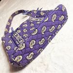 Vera Bradley  Simply Violet Purple Paisley Quilted Shoulder Bag Retired Pattern Photo 7