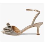 Badgley Mischka Remi Statement Heel Satin Rhinestone Bow Size 5 NWOB Wedding MOB Photo 10