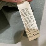 Free People  Green Long Sleeve Mock Neck Tee Shirt XS Sage Oversized Thermal Photo 9