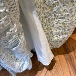 Love Shack Fancy  dress Stassie White Blue green lace 0 women’s maxi midi lsf Photo 6